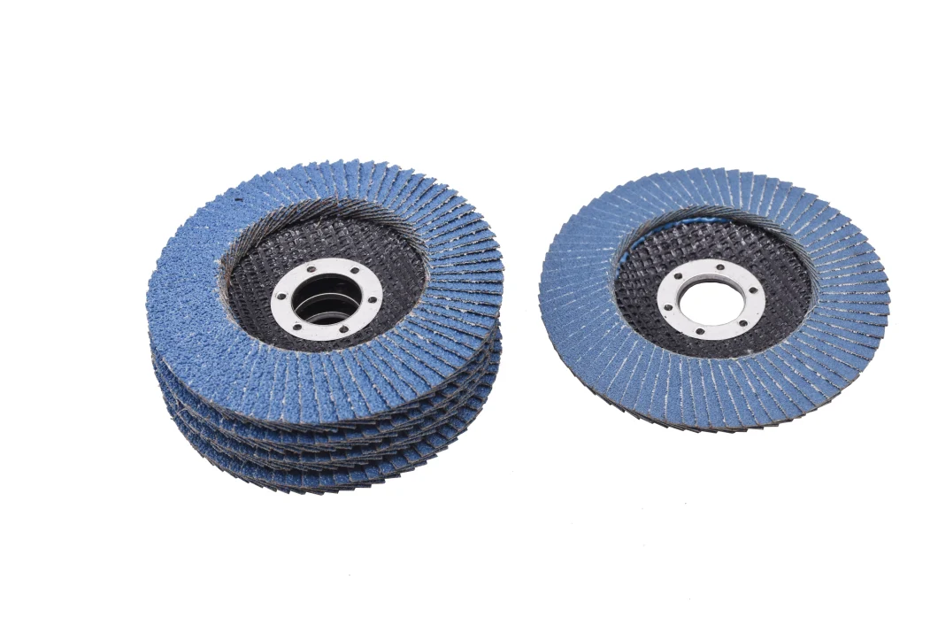 4 Inch, 100&16mm, Flap Disc with Zirconia Aluminium Oxide for Polishing, Grinding and Finishing