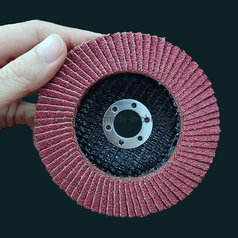 72 Pages 4.5" Calcined Aluminum Oxide Flat Wheels Flap Disc