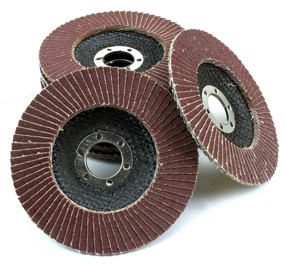 High Quality Factory Hot Sale 4.5′′ Fiber-Glass Aluminum Oxide Flexible Flap Disc for Metal Grinding