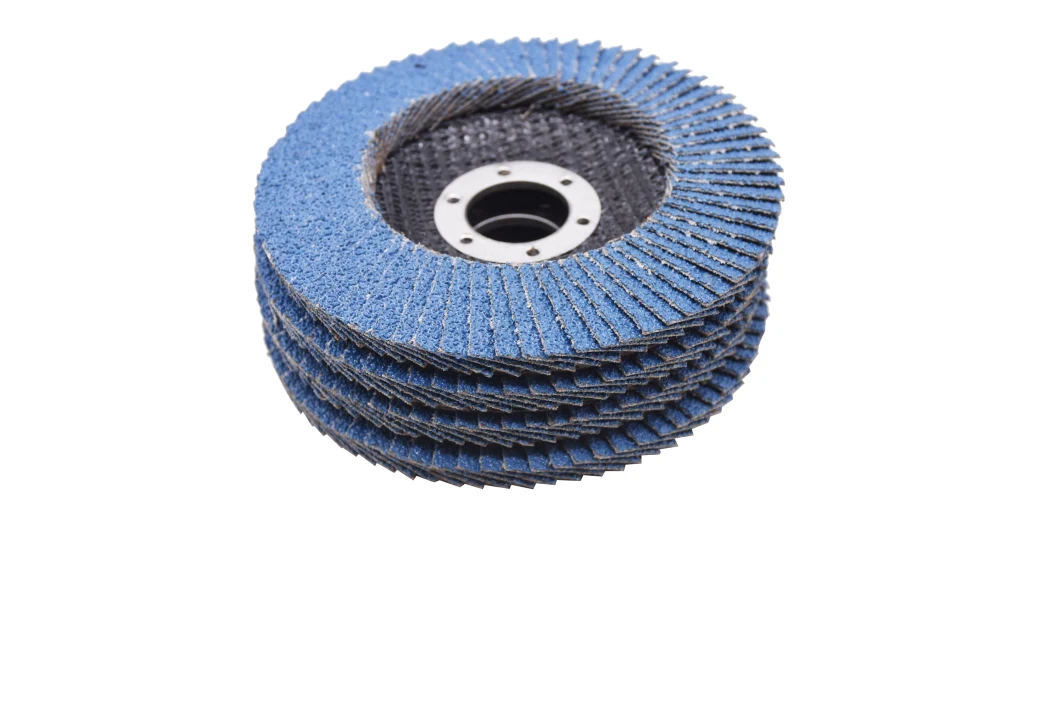 Abrasive Tooling Deerfos 80# Zirconia Aluminum Flap Disc for Angle Grinder Polishing Grinding