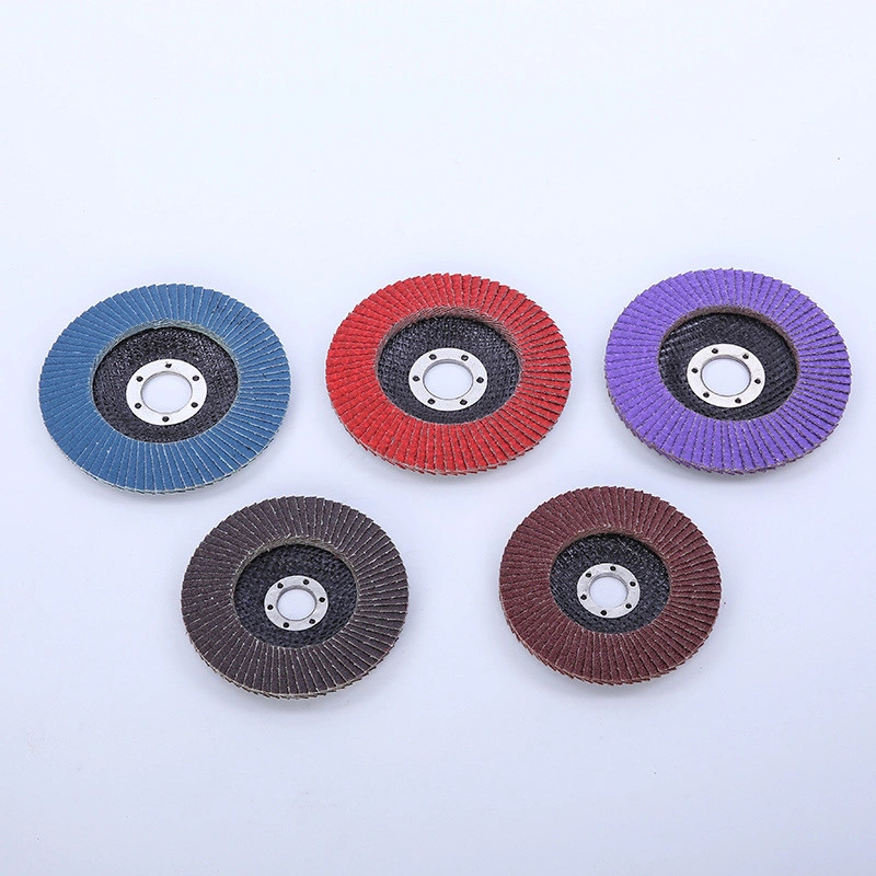 5′ ′ 125mm Grit 36 Flap Disc for Metal Stainless Steel with Aluminum Oxide Zirconia Ceramic