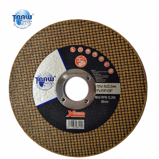 Disco de corte 125X1 para aço inoxidável
