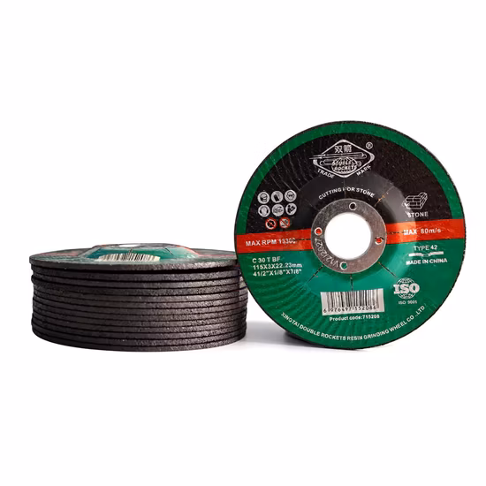 Lixadeira 4'' 102X3X16mm Rebolo flexível preto para esmerilhamento de aço e metal
